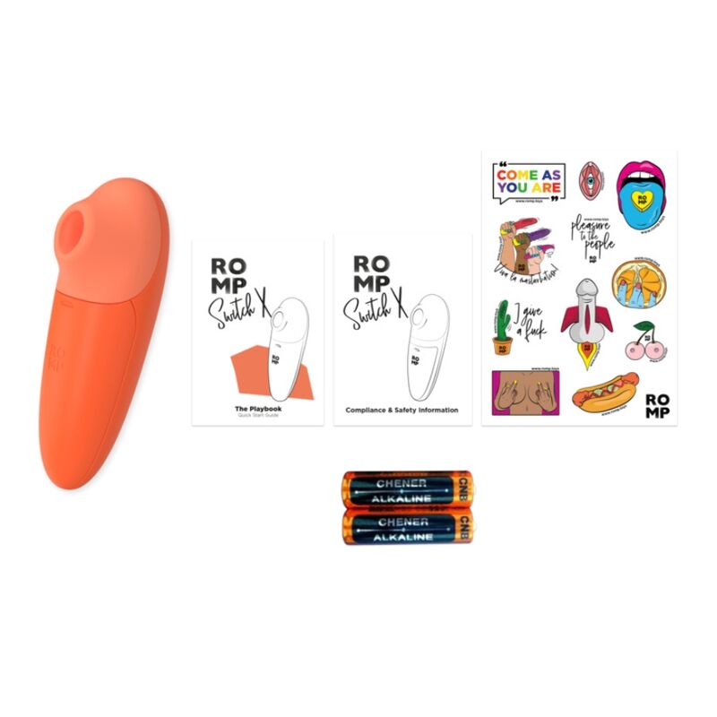 Romp Switch X Stimolatore Clitorideo 6 Livelli Arancione – immagine 12