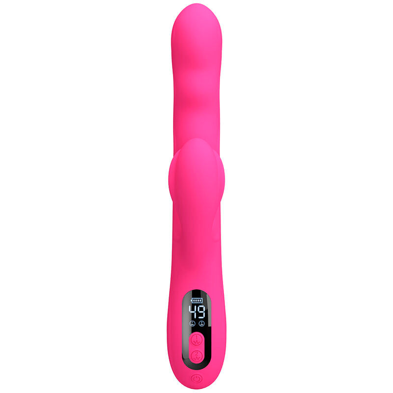 Pretty Love Winter Vibratore Rabbit Multifunzione con Display LED Rosa – immagine 5