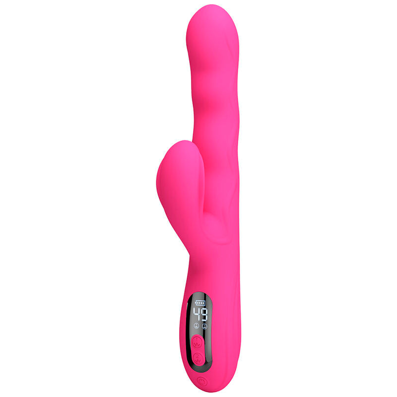 Pretty Love Winter Vibratore Rabbit Multifunzione con Display LED Rosa – immagine 6