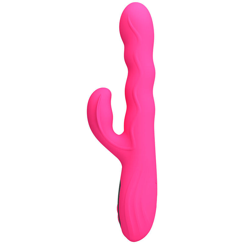 Pretty Love Winter Vibratore Rabbit Multifunzione con Display LED Rosa – immagine 4