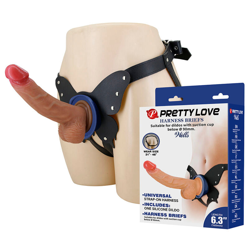 Pretty Love Yeti strap-on con imbracatura