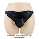 Pretty Love imbracatura strap-on universale nera con O-ring – foto 2
