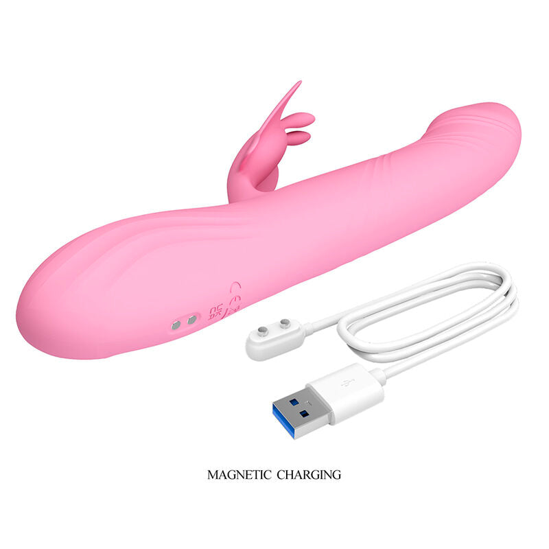 Pretty Love Bella Vibratore Rabbit con Stimolazione a Farfalla e LED Rosa – immagine 10