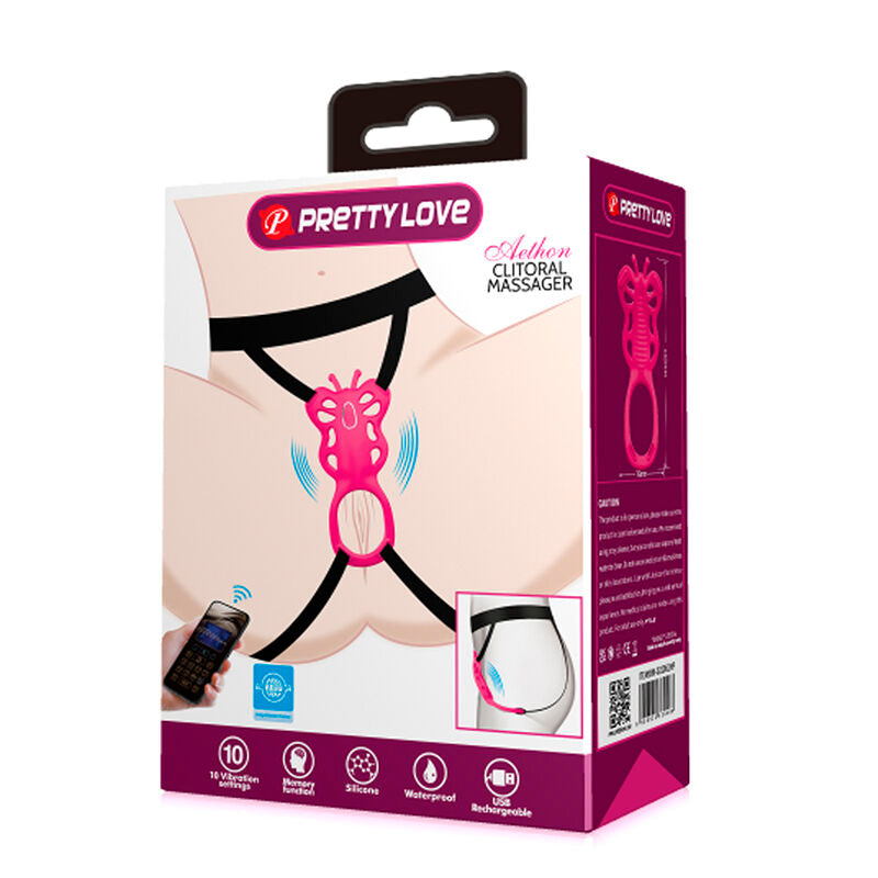 Pretty Love Butterfly Vibratore da Slip a Farfalla con App Rosa – immagine 16