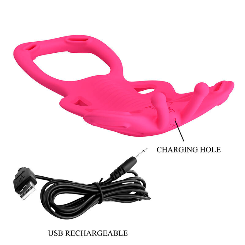 Pretty Love Butterfly Vibratore da Slip a Farfalla con App Rosa – immagine 8