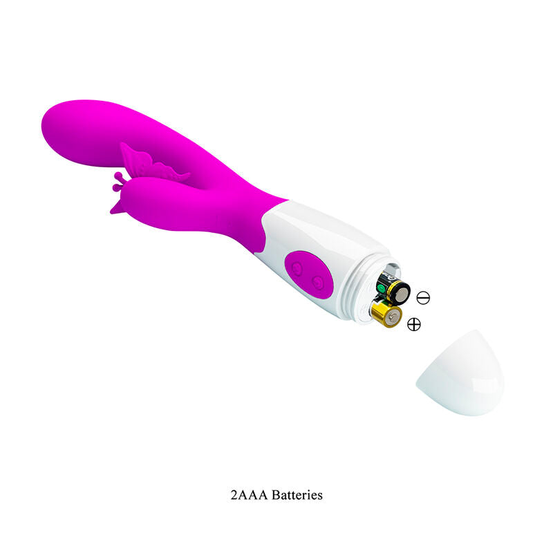Pretty Love Butterfly Kiss Vibratore Rabbit 30 Funzioni Viola – immagine 9
