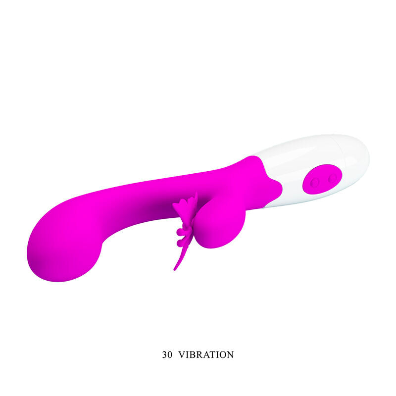 Pretty Love Butterfly Kiss Vibratore Rabbit 30 Funzioni Viola – immagine 6