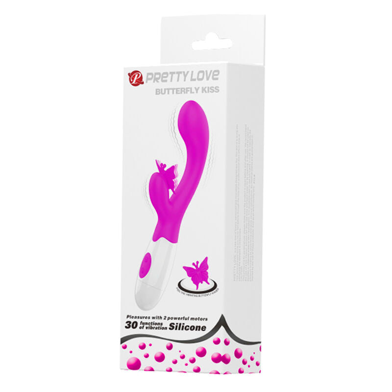 Pretty Love Butterfly Kiss Vibratore Rabbit 30 Funzioni Viola – immagine 11