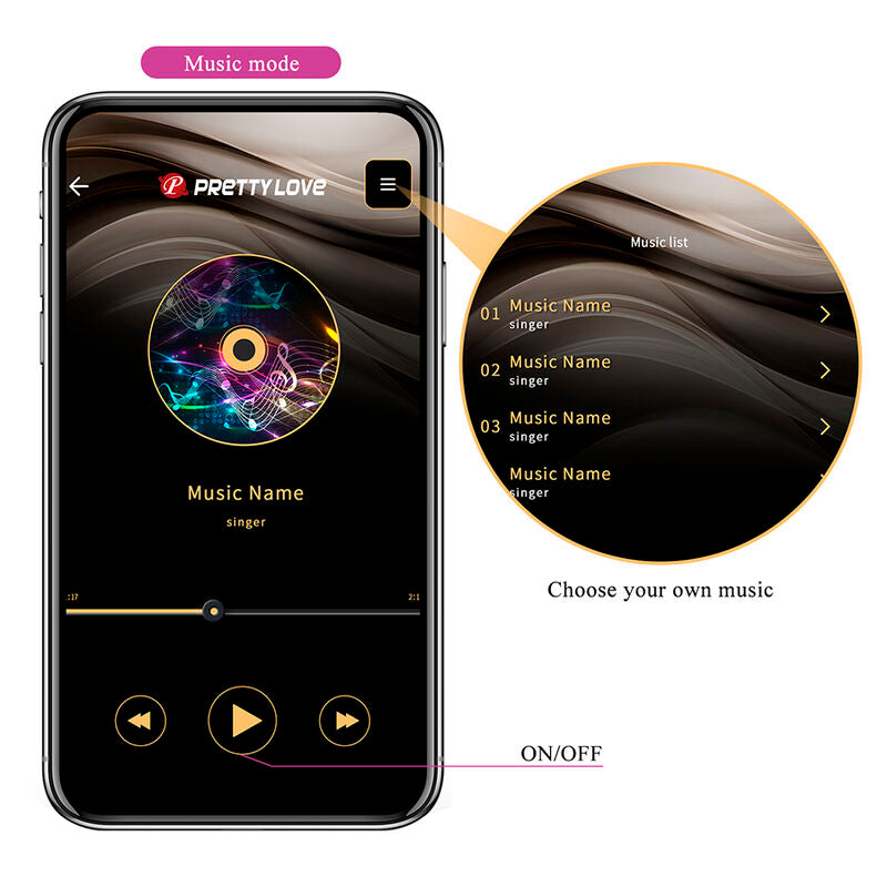Pretty Love Hazelynn Massaggiatore 12 Funzioni con App Rosa – immagine 16