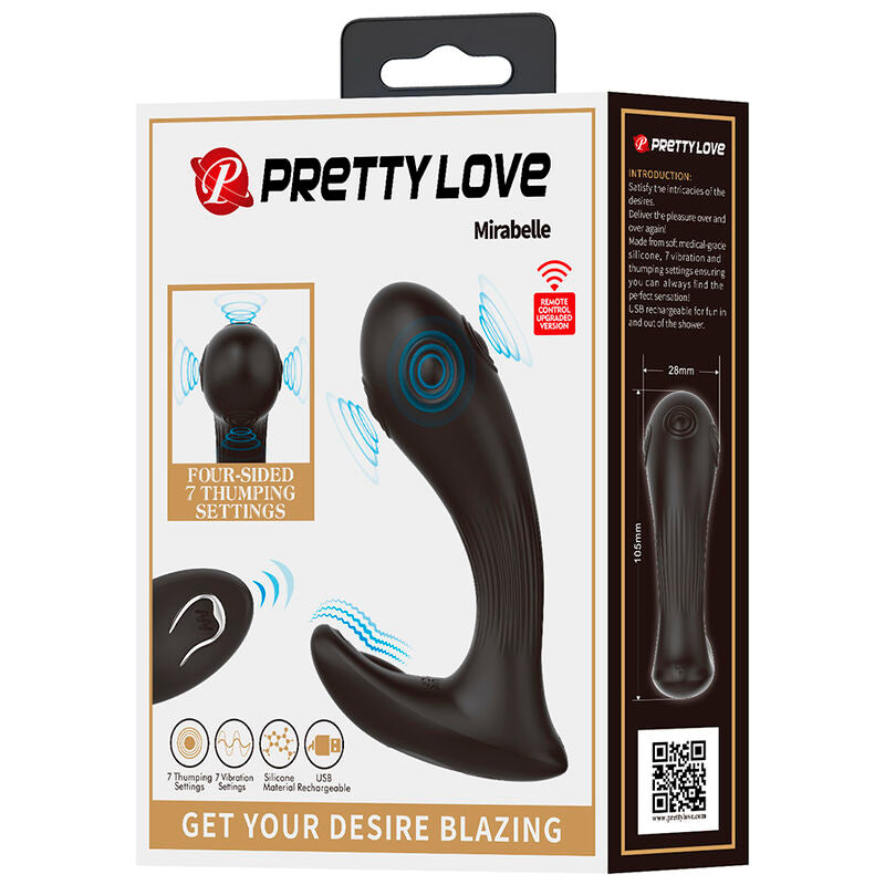 Pretty Love Mirabelle Vibratore Prostatico con Telecomando – immagine 9