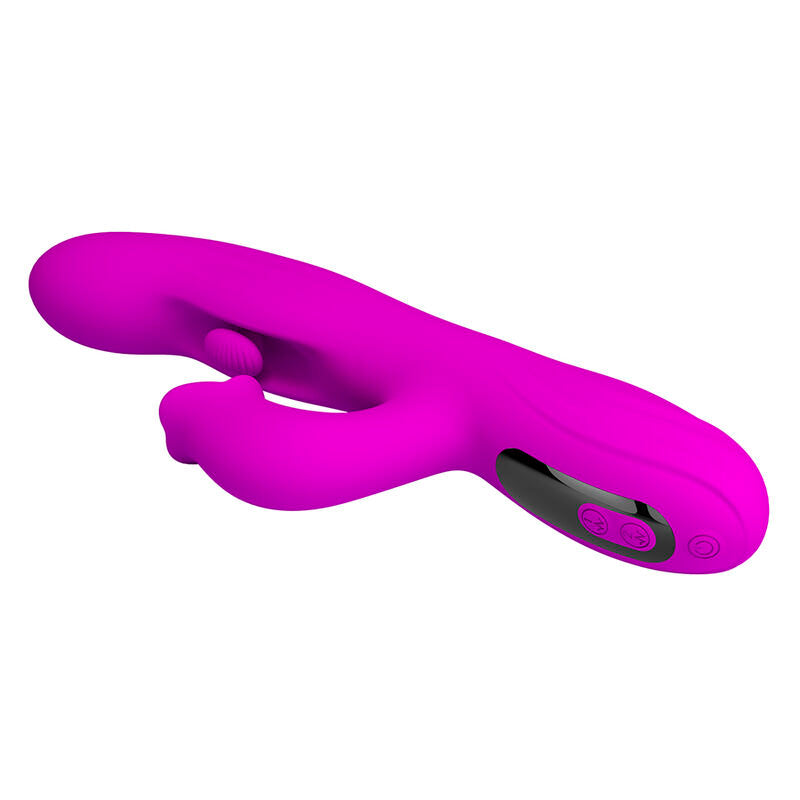 Pretty Love Yalanda Vibratore Rabbit Oscillante con Display LED Viola – immagine 7