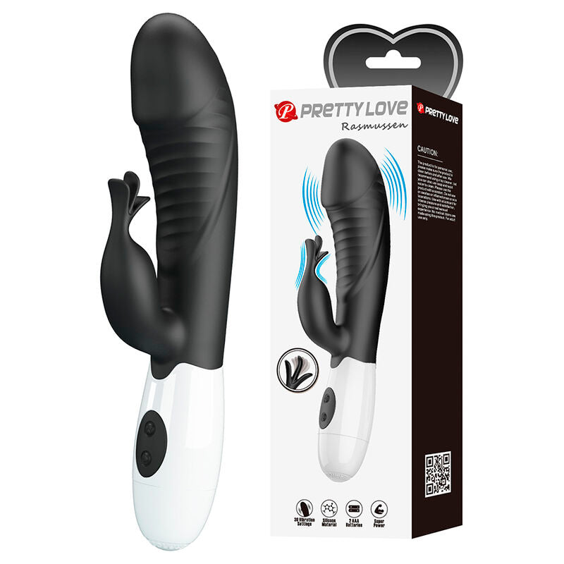 Pretty Love Rasmussen Vibratore Rabbit 30 Funzioni Nero – immagine 2