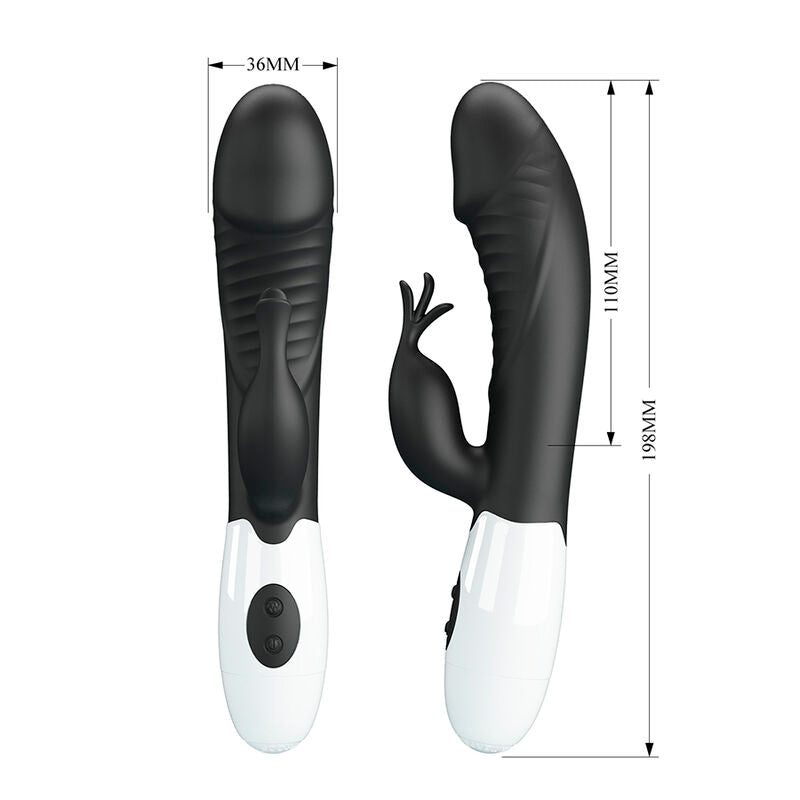 Pretty Love Rasmussen Vibratore Rabbit 30 Funzioni Nero – immagine 8
