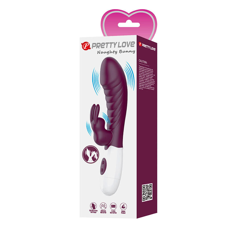Pretty Love Naughty Bunny Vibratore Rabbit 30 Funzioni Viola – immagine 11