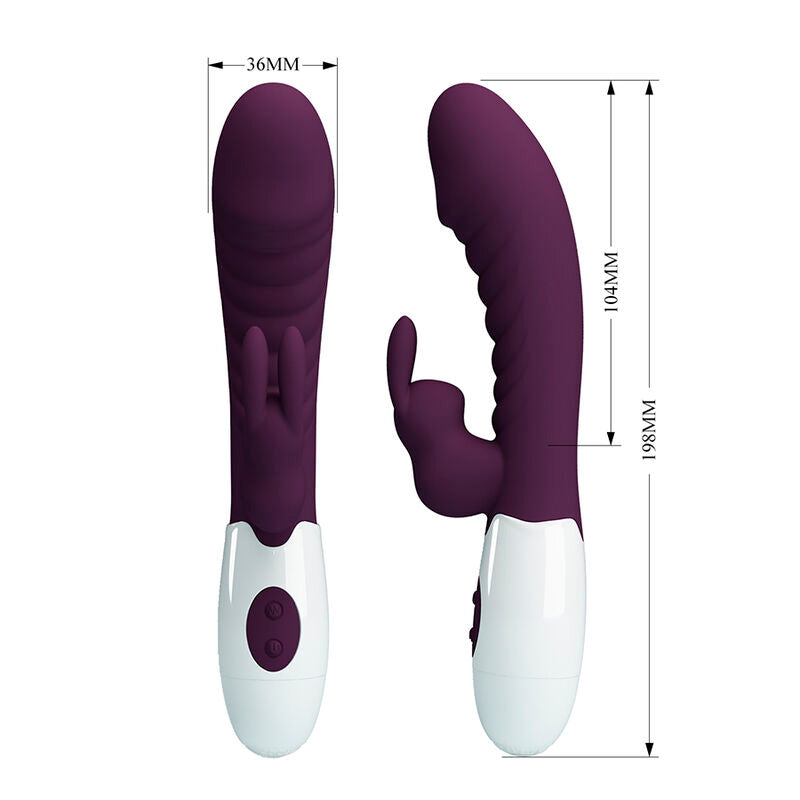 Pretty Love Naughty Bunny Vibratore Rabbit 30 Funzioni Viola – immagine 8
