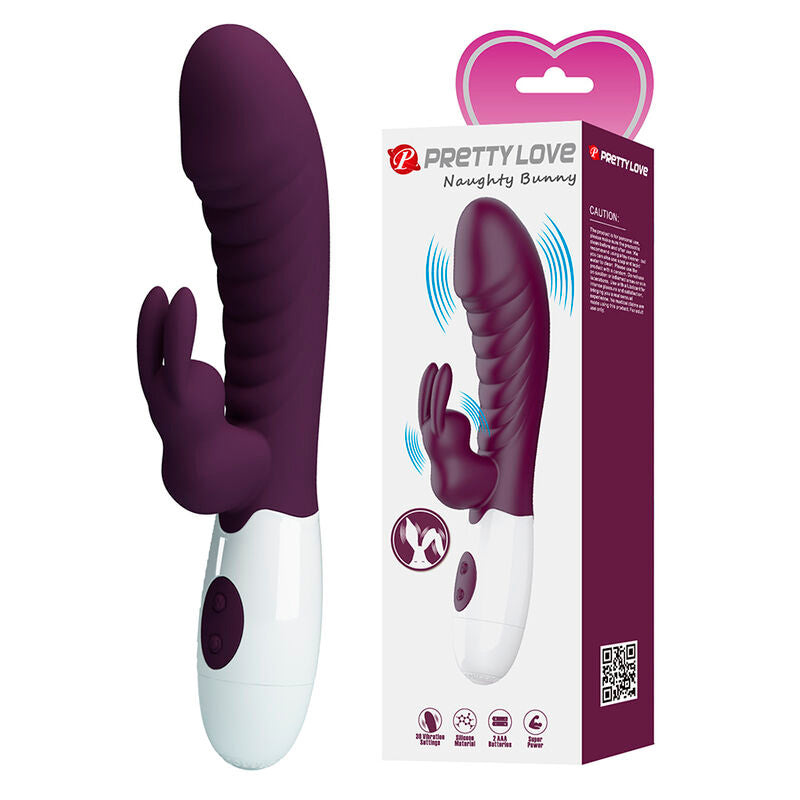 Pretty Love Naughty Bunny Vibratore Rabbit 30 Funzioni Viola – immagine 2