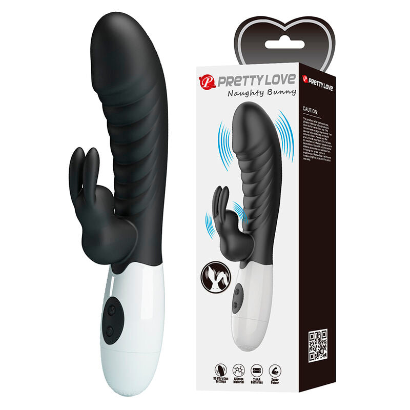 Pretty Love Naughty Bunny Vibratore Rabbit 30 Funzioni Nero – immagine 2