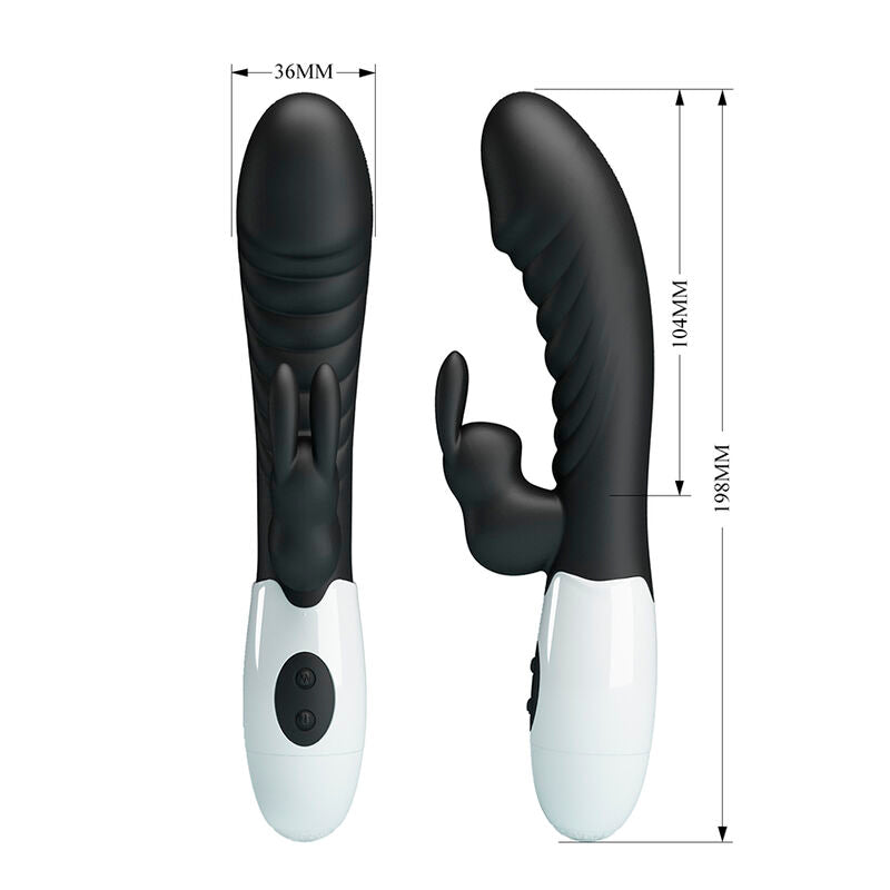 Pretty Love Naughty Bunny Vibratore Rabbit 30 Funzioni Nero – immagine 8