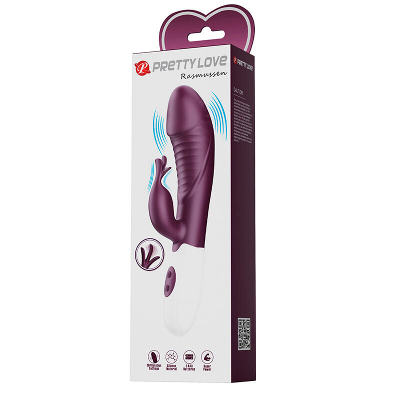 Pretty Love Rogue Muse Vibratore Rabbit 30 Funzioni Viola – immagine 7