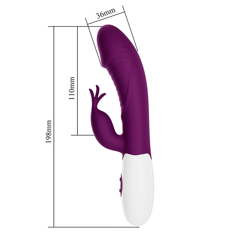 Pretty Love Rogue Muse Vibratore Rabbit 30 Funzioni Viola – immagine 5