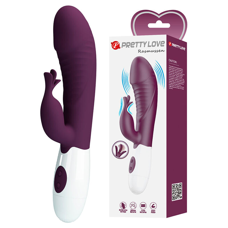 Pretty Love Rogue Muse Vibratore Rabbit 30 Funzioni Viola – immagine 2