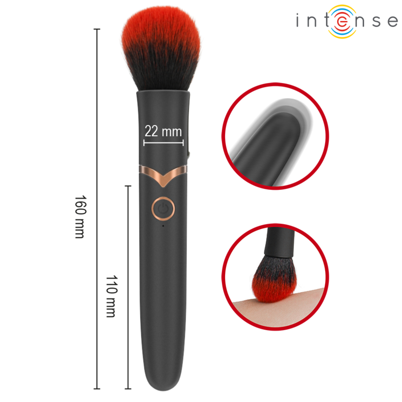 Intense Emilia Spazzola Vibrante 10 Vibrazioni 16 cm – immagine 4