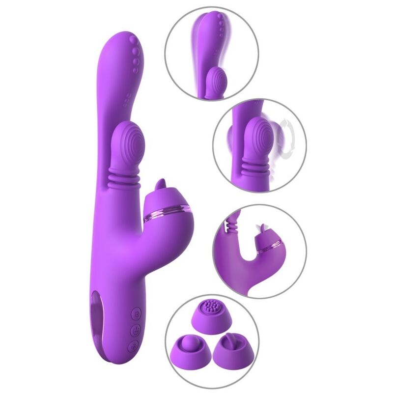 Fantasy For Her Intimotion Pulse Pro Vibe Vibratore Rabbit Viola