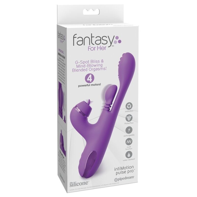 Fantasy For Her Intimotion Pulse Pro Vibe Vibratore Rabbit Viola – immagine 8