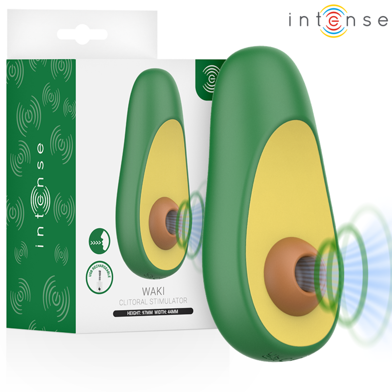 Intense Waki Stimolatore Clitorideo ad Aspirazione a Forma di Avocado – immagine 2