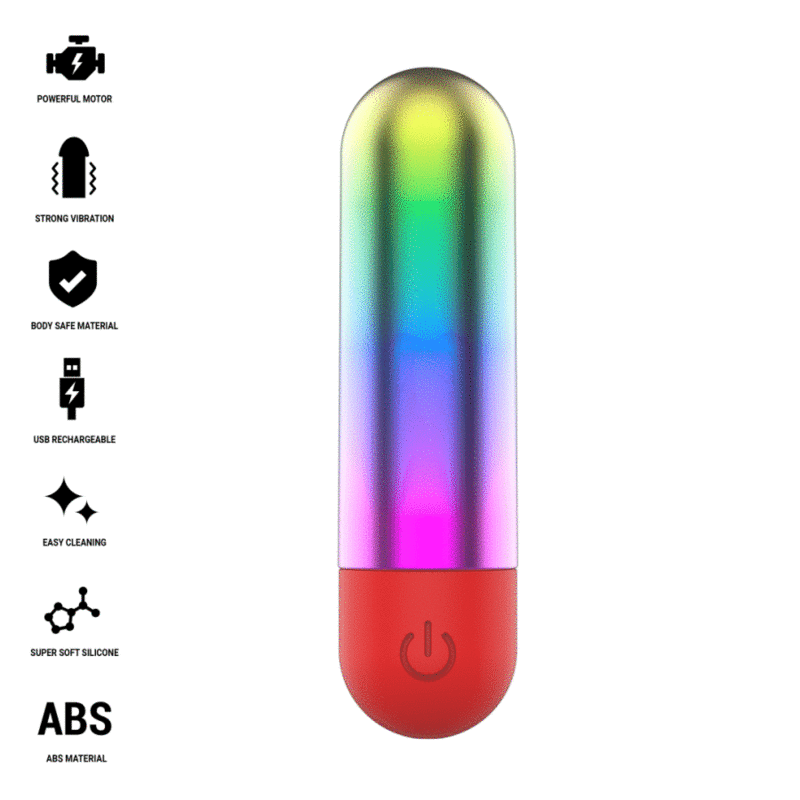 Intense Debbie Bullet Vibrante per Clitoride Arcobaleno