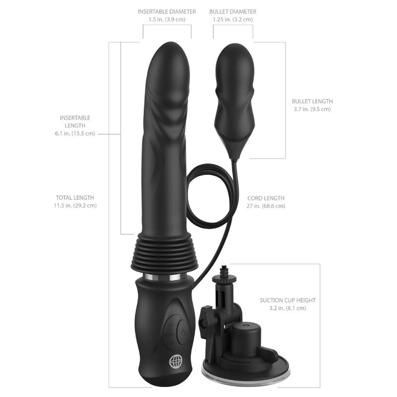 Fetish Fantasy Series Ultimate Silicone Thruster Vibratore a Spinta – immagine 5