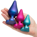 ROMP Luster Kit Allenamento Anale 3 Plug S/M/L con Base a Cuore – foto 5