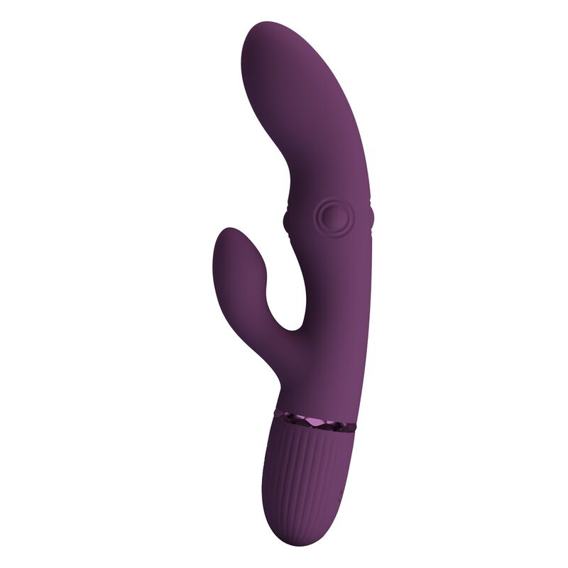 Pretty Love Zach Vibratore Rabbit Ricaricabile 5+5 Funzioni Viola – immagine 2