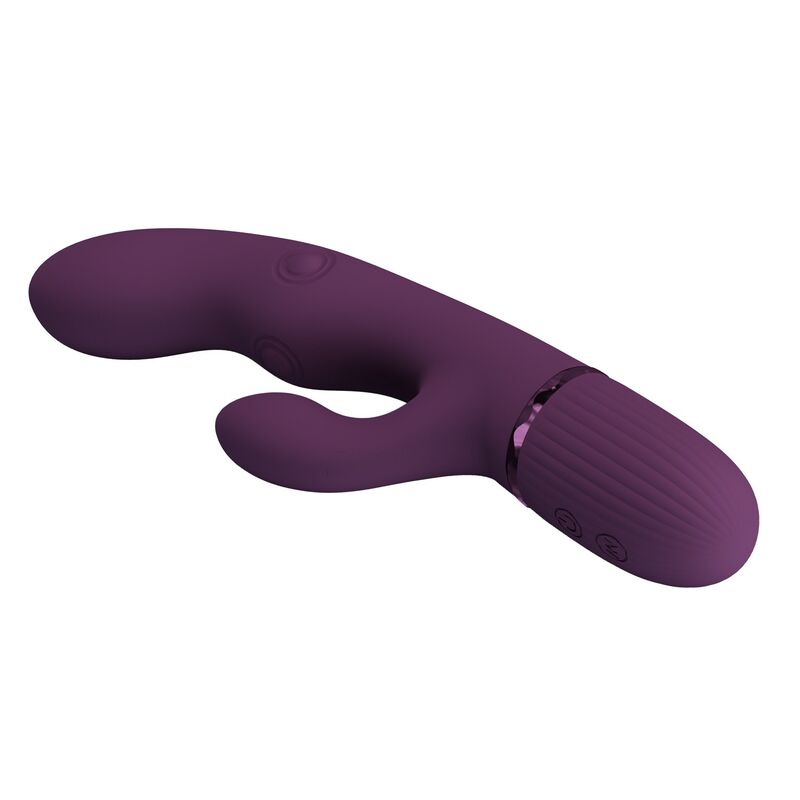Pretty Love Zach Vibratore Rabbit Ricaricabile 5+5 Funzioni Viola – immagine 7