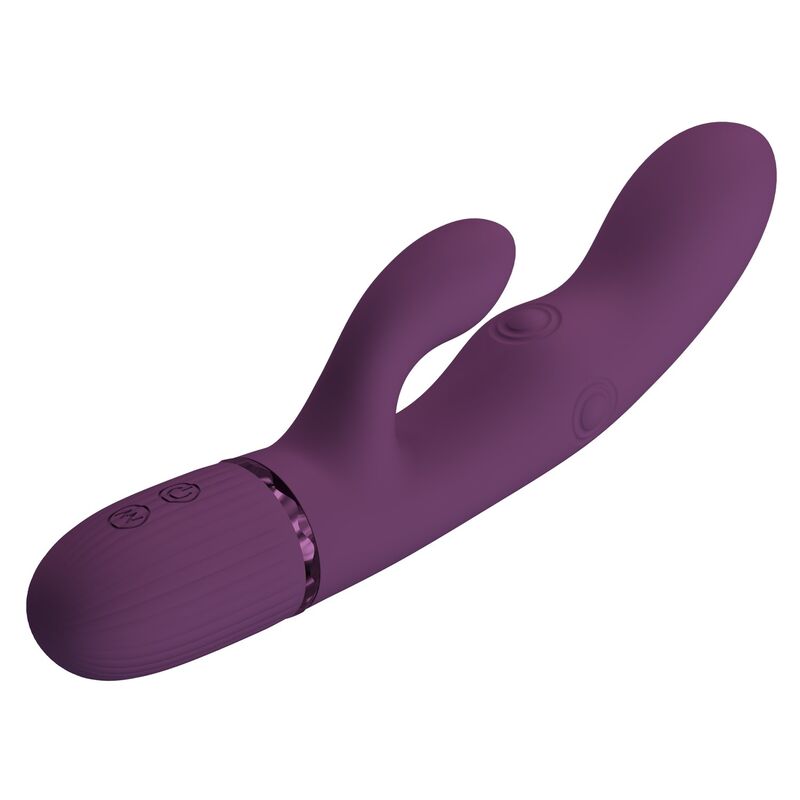 Pretty Love Zach Vibratore Rabbit Ricaricabile 5+5 Funzioni Viola – immagine 6