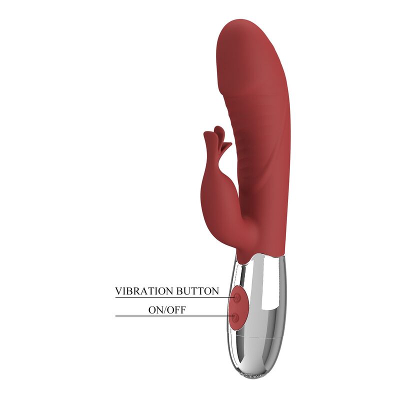 Pretty Love Rosewood Vibratore Rabbit 30 Funzioni Rosso – immagine 2