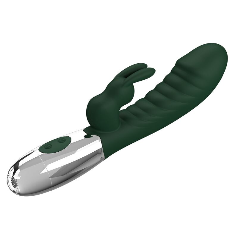 Pretty Love Naughty Bunny Vibratore Rabbit 30 Funzioni Ricaricabile Verde – immagine 5