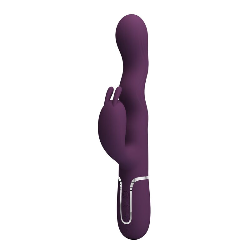 Pretty Love Loursen Vibratore Rabbit a Spinta 7 Vibrazioni Viola – immagine 2