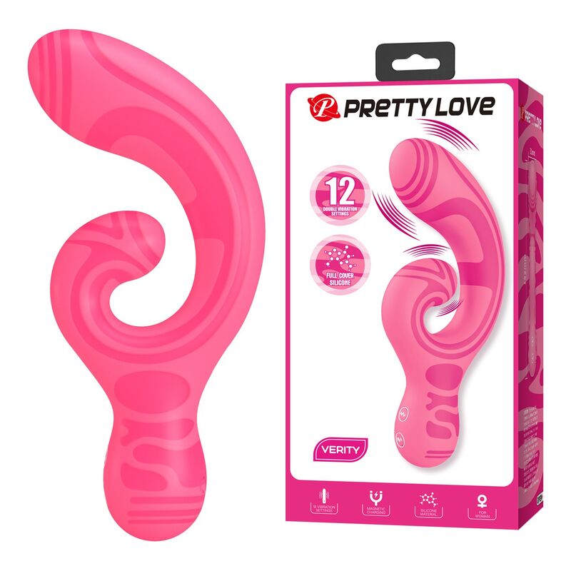 Pretty Love Verity Massaggiatore a Doppia Estremità Ø 4 cm Rosa