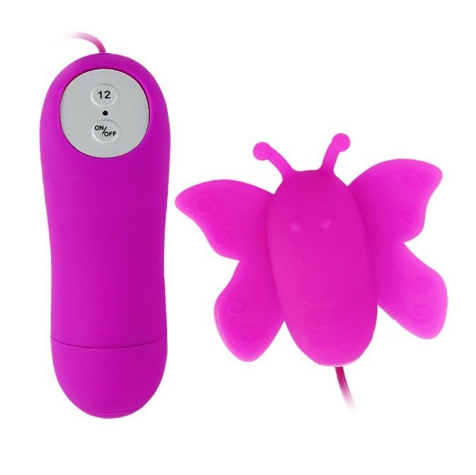 Baile Love Eggs Stimolatore Clitoride a Farfalla con Telecomando 12 Velocità