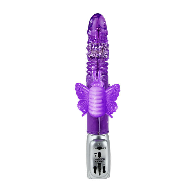 Baile Butterfly Vibratore Rotante Su e Giù 7 Vibrazioni 6 Rotazioni