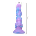 Power Monsters Alien dildo fantasy blu e viola – foto 7