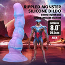 Power Monsters Alien dildo fantasy blu e viola – foto 8