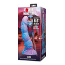 Power Monsters Alien dildo fantasy blu e viola – foto 3