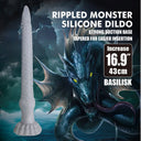 Power Monsters Basilisk dildo fantasy grigio pietra – foto 9