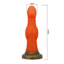 Power Monsters Blazeheart Charger dildo fantasy arancione traslucido – foto 6