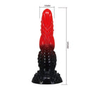 Power Monsters Fire Dragon dildo fantasy rosso e nero – foto 7