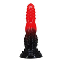Power Monsters Fire Dragon dildo fantasy rosso e nero – foto 3