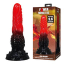 Power Monsters Fire Dragon dildo fantasy rosso e nero – foto 8