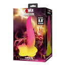 Power Monsters Ripplied Monster dildo fantasy rosa e giallo – foto 2